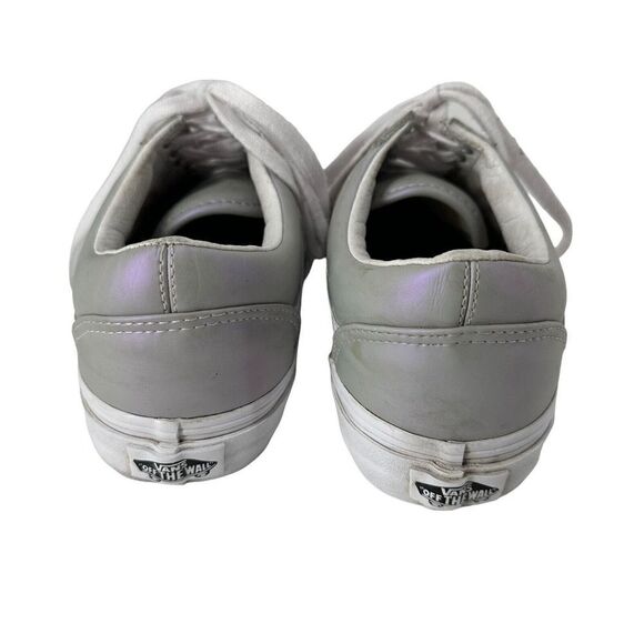 VANS Old Skool Sneakers Iridescent Low Top Womens Size 8.5 Purple Gray Lace Up - Picture 6 of 10